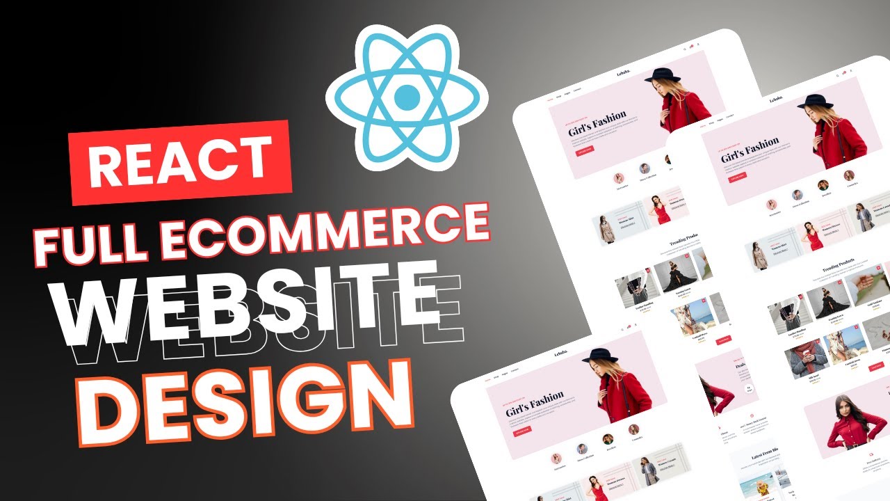 Create an Ecommerce Hero Section in React JS | Responsive Banner with ...