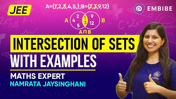 Intersection of Sets with Examples for JEE 2023 | JEE Mathematics | Namrata Jaysinghani | Embibe