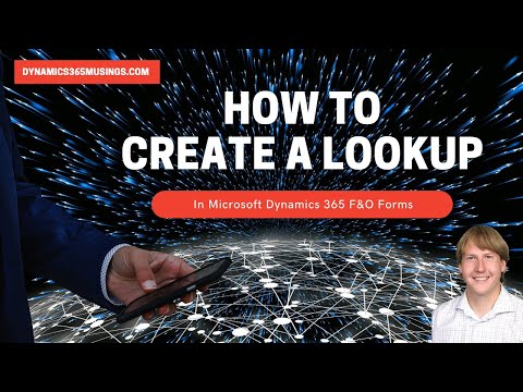 How To Create A Lookup Method In D365