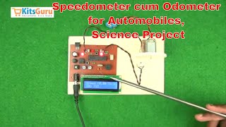 Speedometer cum Odometer for Automobiles by KitsGuru.com | LGEC070 (ENGLISH)