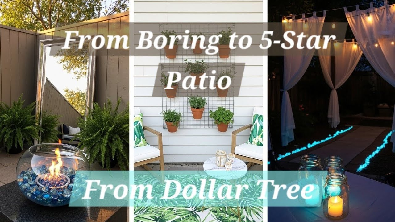 15 Dollar Tree Hacks That Made My Patio Look Like a 5-Star Resort