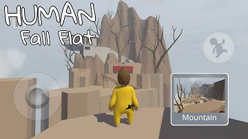 HUMAN : Fall Flat Mobile ● Level-4-Mountain ● Gameplay Walkthrough