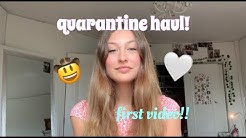 quarantine haul!! part 1