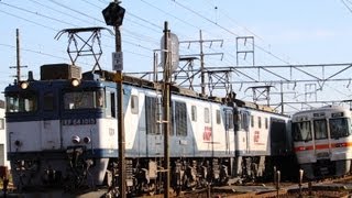 中央本線3084列車(南松本～塩浜)EF64-1015+1027重連タキ