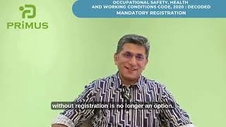 Occupational Safety, Health and Working Conditions Code 2020| Mandatory Registration |