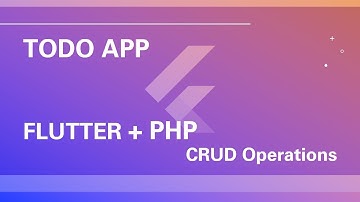 ToDo App in flutter with php
