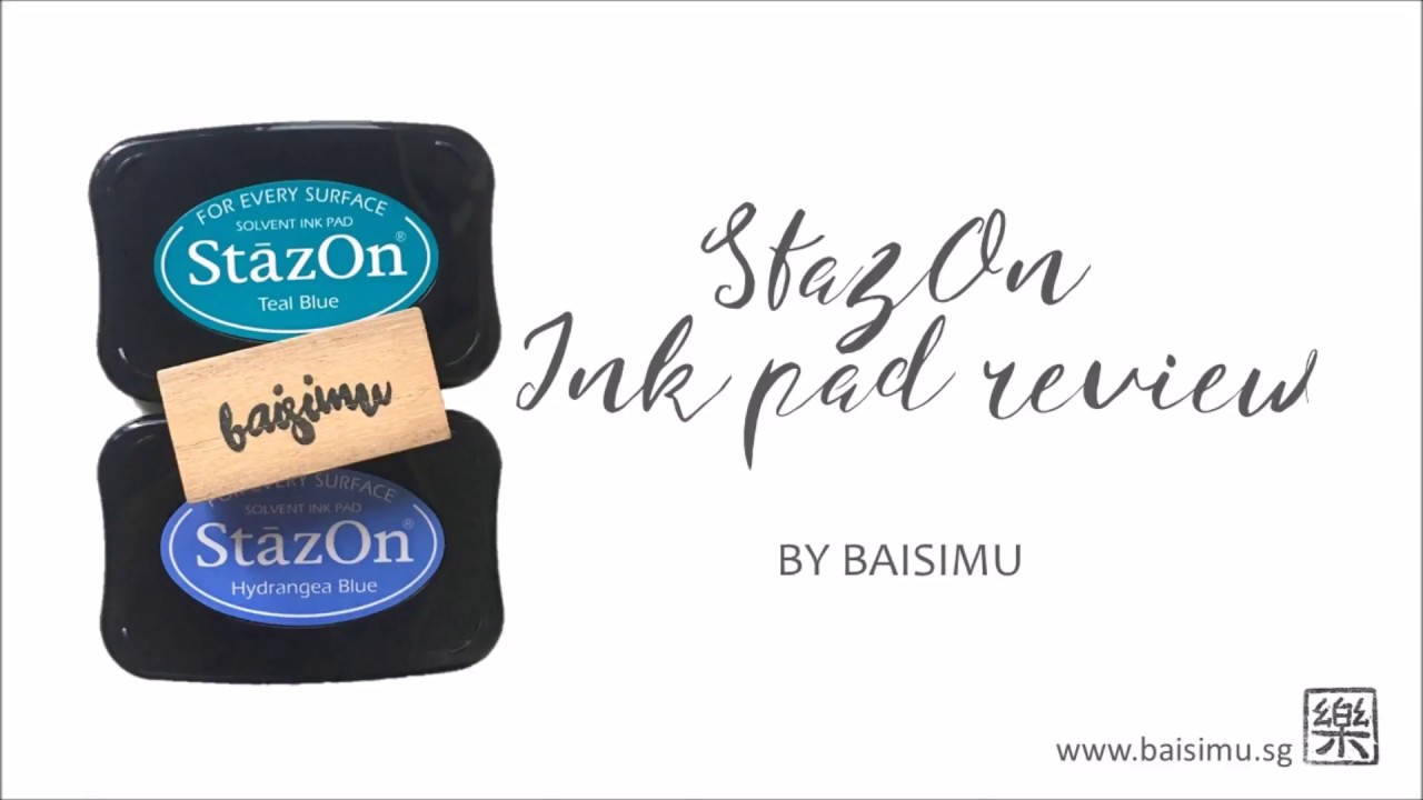 StazOn Solvent Ink Pad Teal Blue