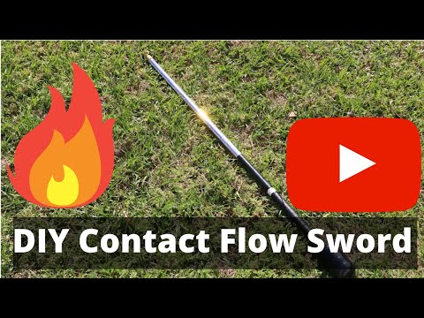 Cheap DIY Contact Flow Sword Tutorial