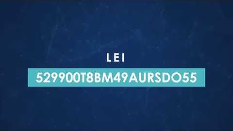 What is a Legal Entity Identifier (LEI)?