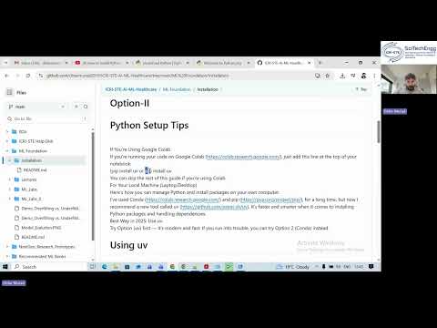 Manual Installation of Python and Usage of uv