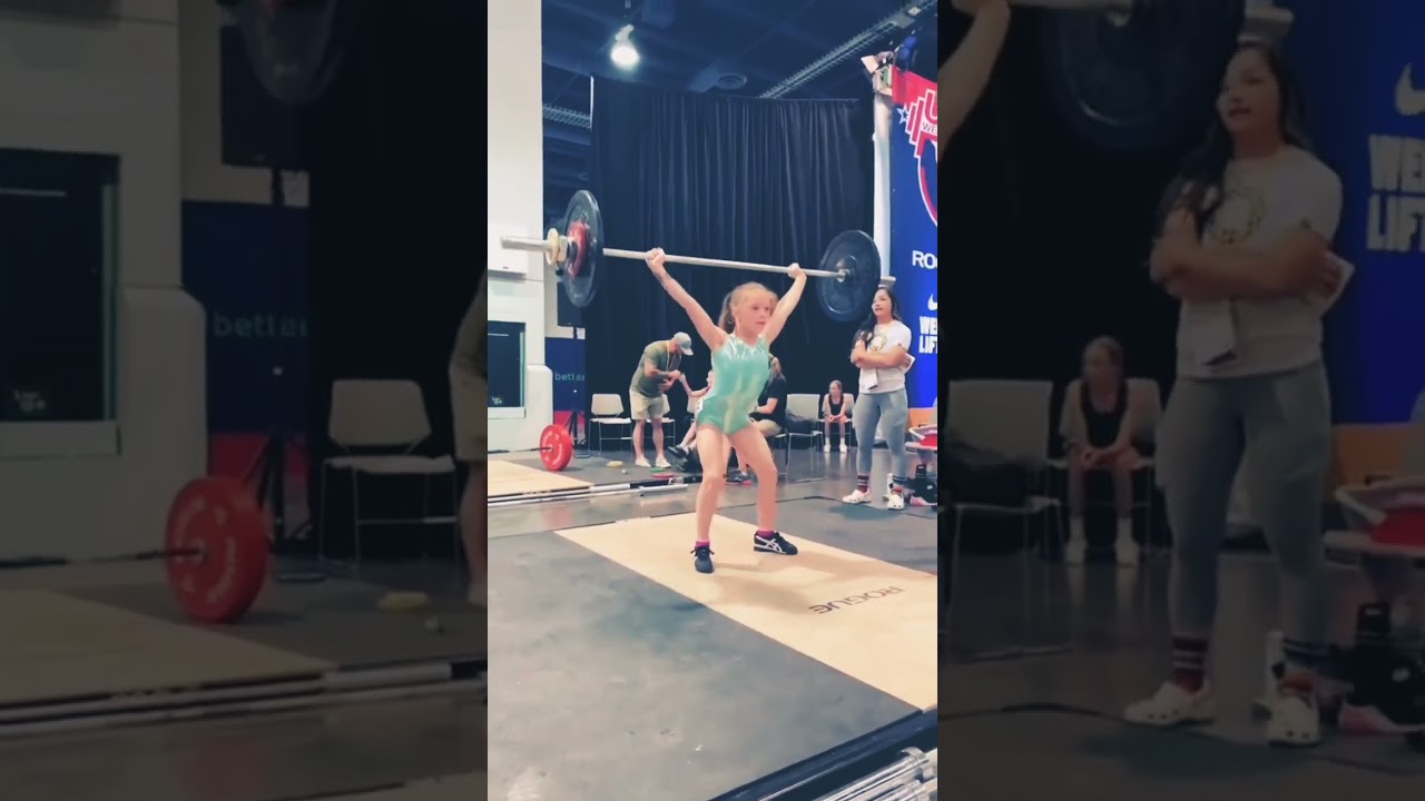 6 Year Old Girl Weightlifting Status 💪