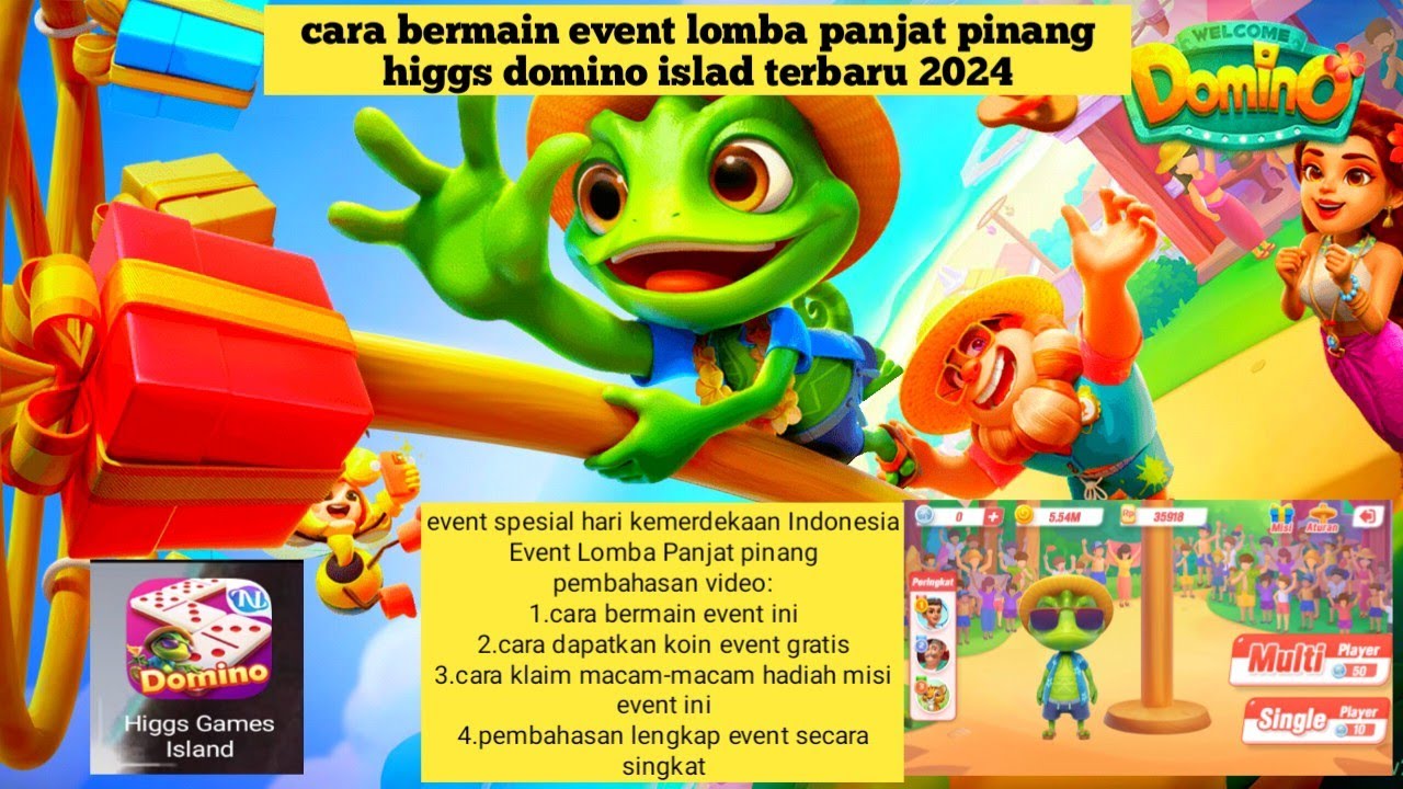 cara bermain event lomba panjat pinang higgs domino terbaru 2024