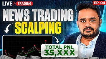 News Based Quick Scalping Trading | Nifty Option Buying EP - 4 | live @KarolSEBIRegisteredIITian