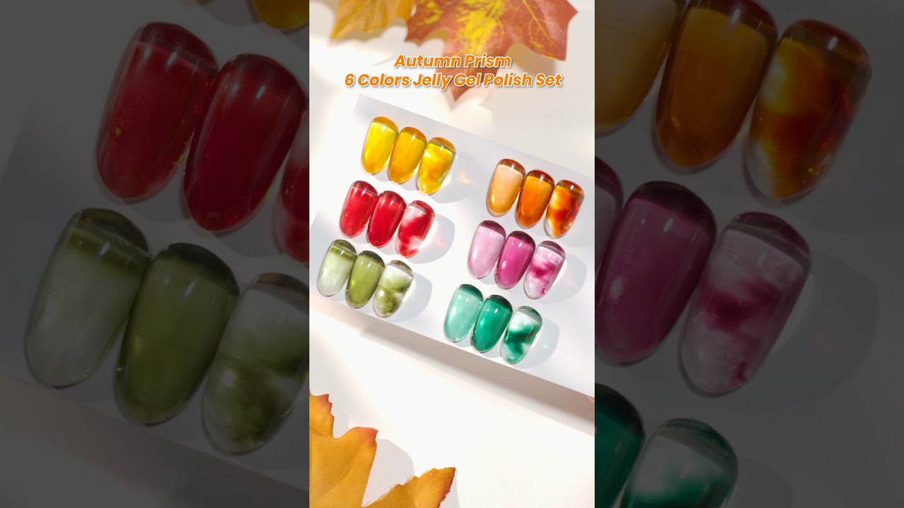 Fall in love with these 6 jelly gels! 🍁