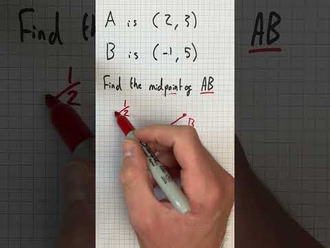 Videó: Hogyan találja meg az AB felezőpontját?