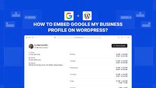 How to embed Google my business profile on WordPress