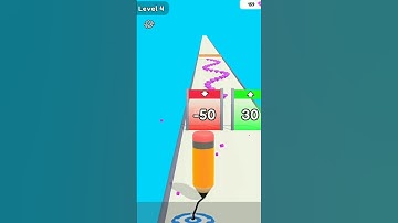 Long pencil run level 4 android games #shorts #funnyvideo #viral #gameplay