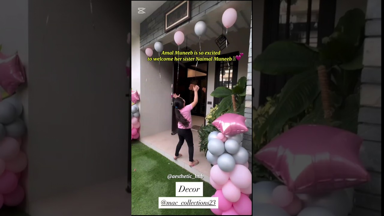 Aiman Muneeb daughter welcome at home💗🐣