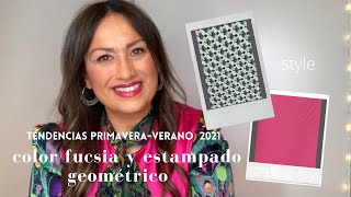 Cómo Combinar El Estampado Geométrico Y El Color Fucsia Tendencia Primavera-Verano 2021