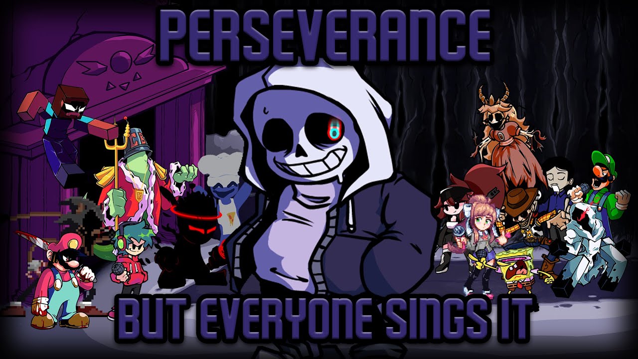PERSEVERANCE but Every Turn a Different Character Sings It 🎵🎤 (FNF BETADCIU)