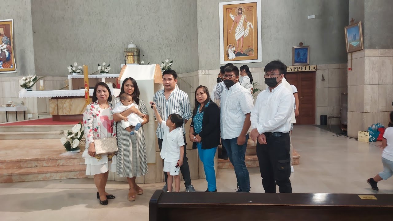 happy Christening baby Jared Cariaga Part 1.