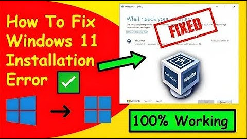 ✅ How To Fix Windows 11 Installation Error ⚠️What Needs Your Attention Problem Solved 100% Working 🔥