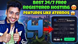 Best 24/7 FREE Minecraft Server Hosting 😍 | Aternos Alternative (6GB RAM + No Lag) 🔥