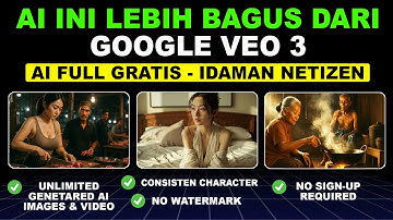 NGERI!!! AI INI LEBIH BAGUS DARI Google VEO 3, 100% FREE & UNLIMITED FOREVER, NO WATERMARK