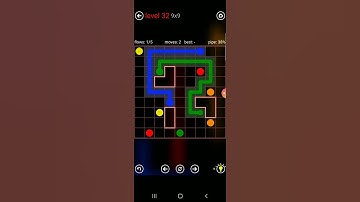 How to solve flow free (scattered pack 9x9 level 32)