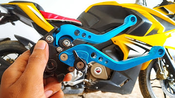 Pulsar RS 200 Modified with Racing Levers