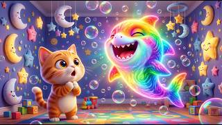 Color Bubble Mix-Up 🎨 Baby Shark Turns Blue | Learn Colors Nursery Rhymes & Toddler Learning Videos screenshot 2