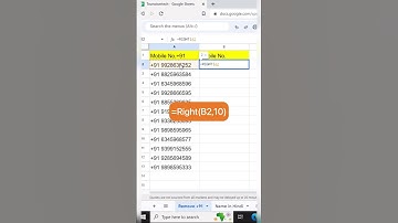 How to Remove +91 from mobile number in excel🤯#excel #shorts