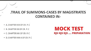 RJS HJS DJS .....Exam Preparation For Judiciary | Important MCQs For Judiciary Exam