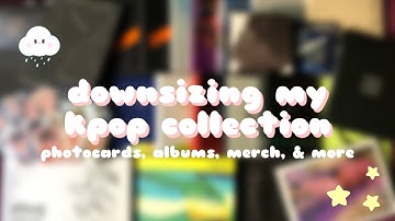 downsizing my kpop photocard and album collection!