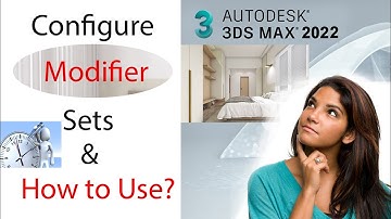 #3dsmax Configure Modifier sets in 3dsmax 2022|how to work fast?#3dsmax2022#3dsmaxmodeling