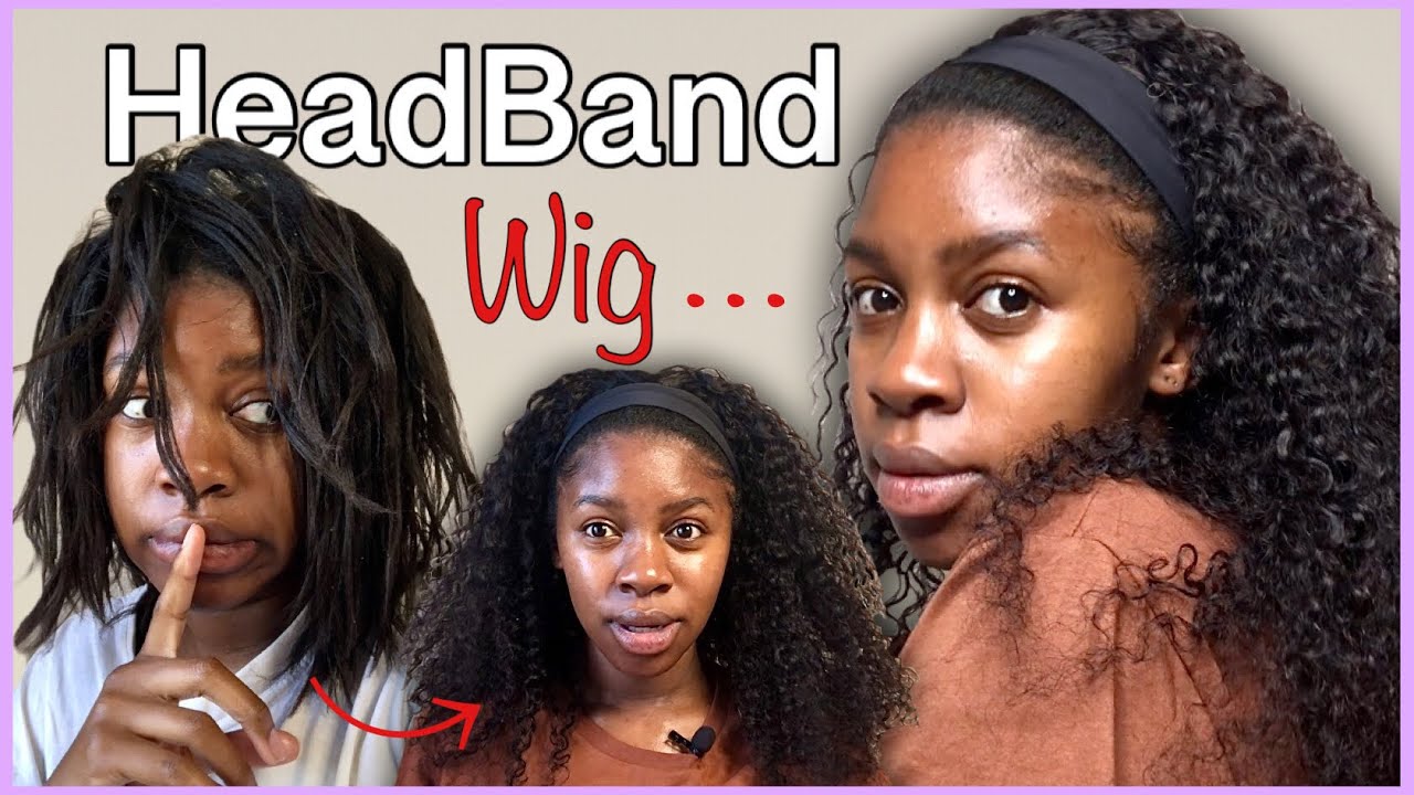 I tried a HEADBAND WIG and Am SHOOK🤯!! No Glue No Lace || Goodcaregoodhair
