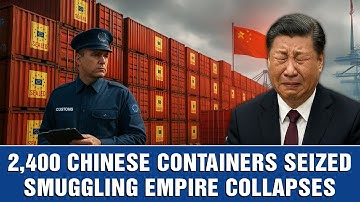 Het Chinese smokkelimperium stort in – 2.400 containers in beslag genomen tijdens de grootste inv...