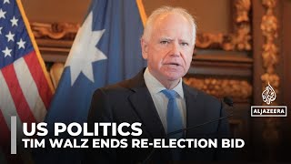 Tim Walz ends re-election bid as Minnesota governor amid fraud scandal