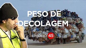 Como calcular o peso do avião?