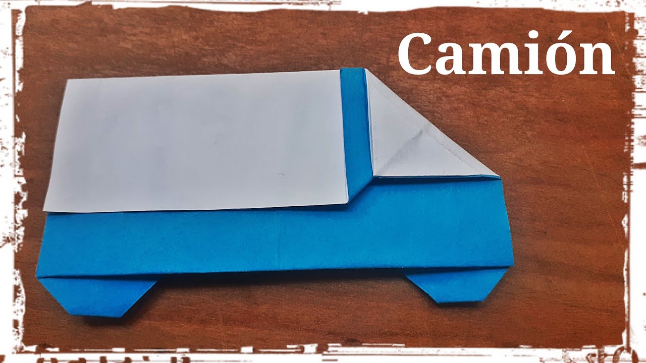 Camión de Papel - Origami - YouTube