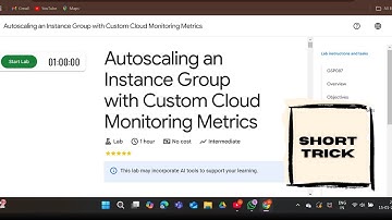 |Autoscaling an Instance Group with Custom Cloud Monitoring Metrics ||#careerconnectlabs || #GSP087|