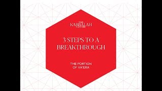 3 steps to a breakthrough - Va'era - Wealth
