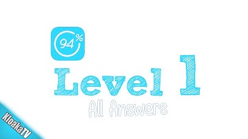 94% Level 1 Walkthrough - All Answers (3 Stars)