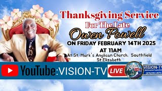 Owen Powell (Thanksgiving Service)
