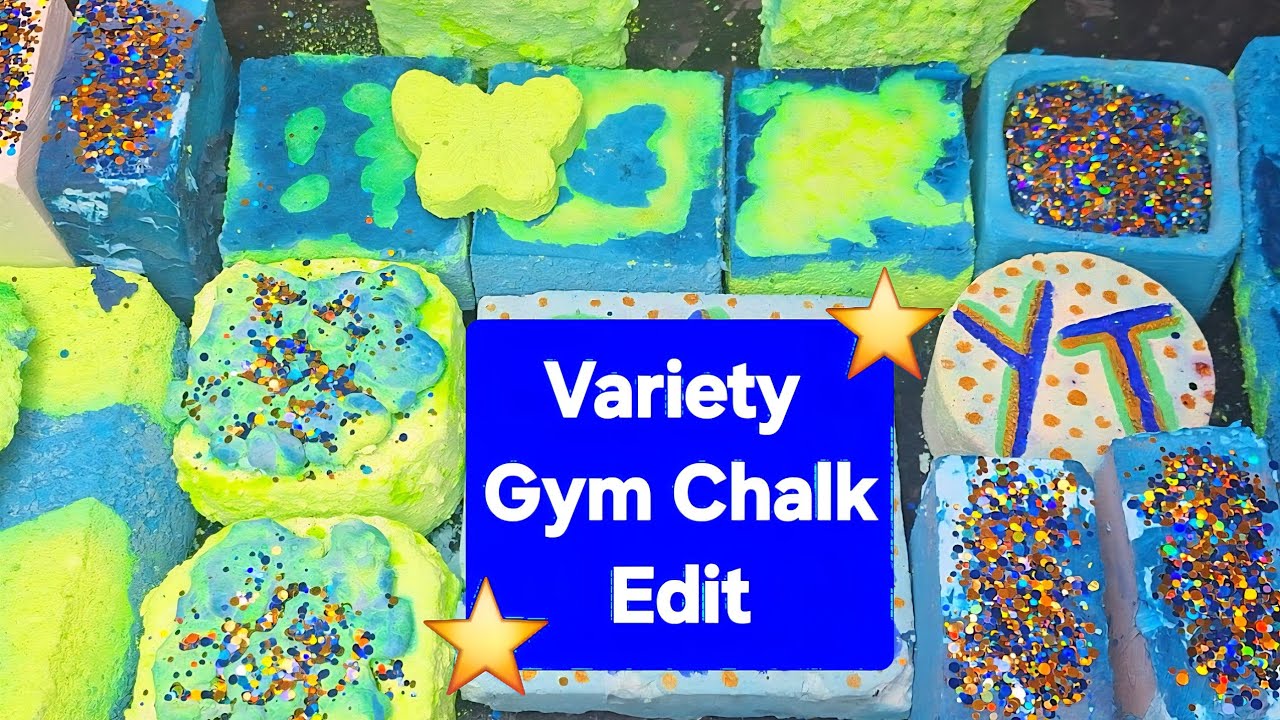 Variety Gym Chalk Crush | Pasted | Fresh Blocks | Reforms | ASMR ...