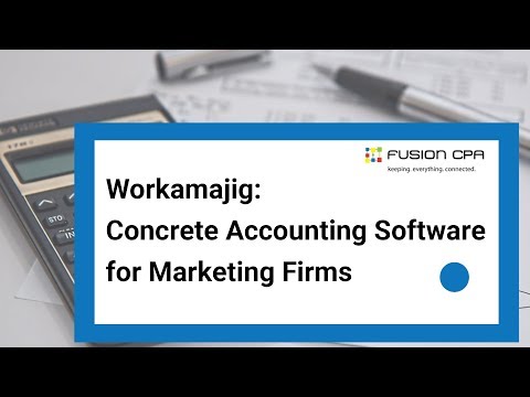 Workamajig: Concrete Marketing Firm Accounting Software