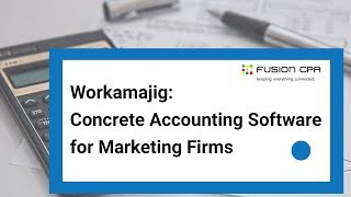 Workamajig: Concrete Marketing Firm Accounting Software
