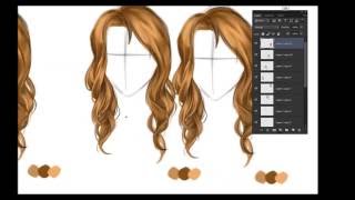 Hair coloring tutorial