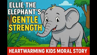 Ellie the Elephant’s Gentle Strength |Heartwarming Kids Moral Story | Power of Kindness