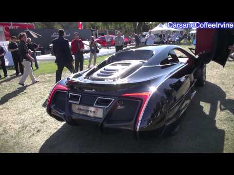 McLaren X-1 Overview and SOUND! - Monterey 2012